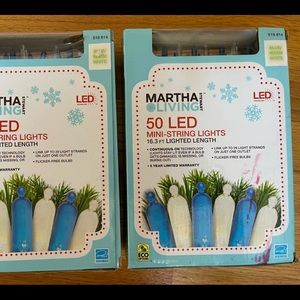 NEW LED festive lights! Martha Stewart brand